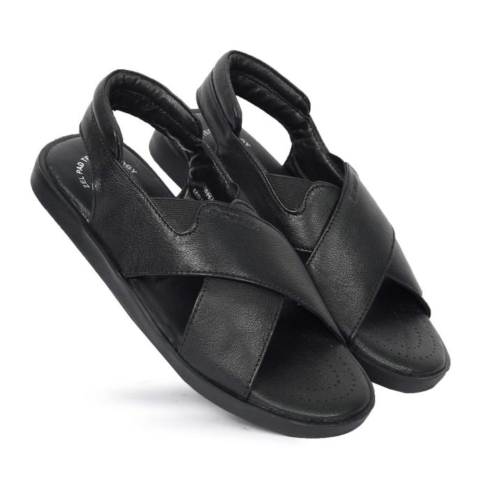 150201  GLOBERS ZEL PAD SANDLE BLACK