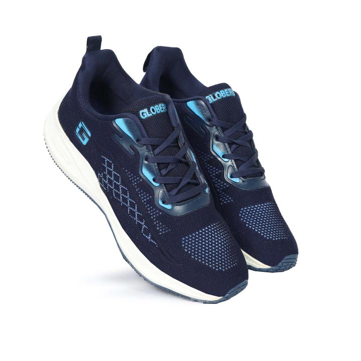 GLOBERS 200101 BLUE ZEL PAD SPORTS SHOE for Men | Zel pad Insole for Comfort | Modern Look | footwear for Men's