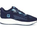 GLOBERS 200101 BLUE ZEL PAD SPORTS SHOE for Men | Zel pad Insole for Comfort | Modern Look | footwear for Men's