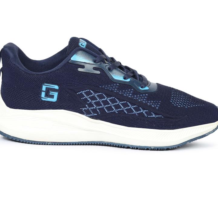 GLOBERS 200101 BLUE ZEL PAD SPORTS SHOE for Men | Zel pad Insole for Comfort | Modern Look | footwear for Men's